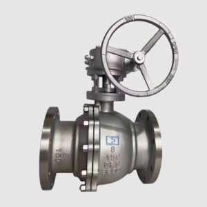 Stainless Steel Ball Valve Q347F Professional Model Pneumatic Worm Gear Fixed Flange Type Product Category Wholesale Bulk Order