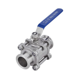 304 Stainless Steel Manual Quick-Loading Three-Piece Ball Valve PTFE Sealing 1 Year Warranty Water Use Factory Wholesale